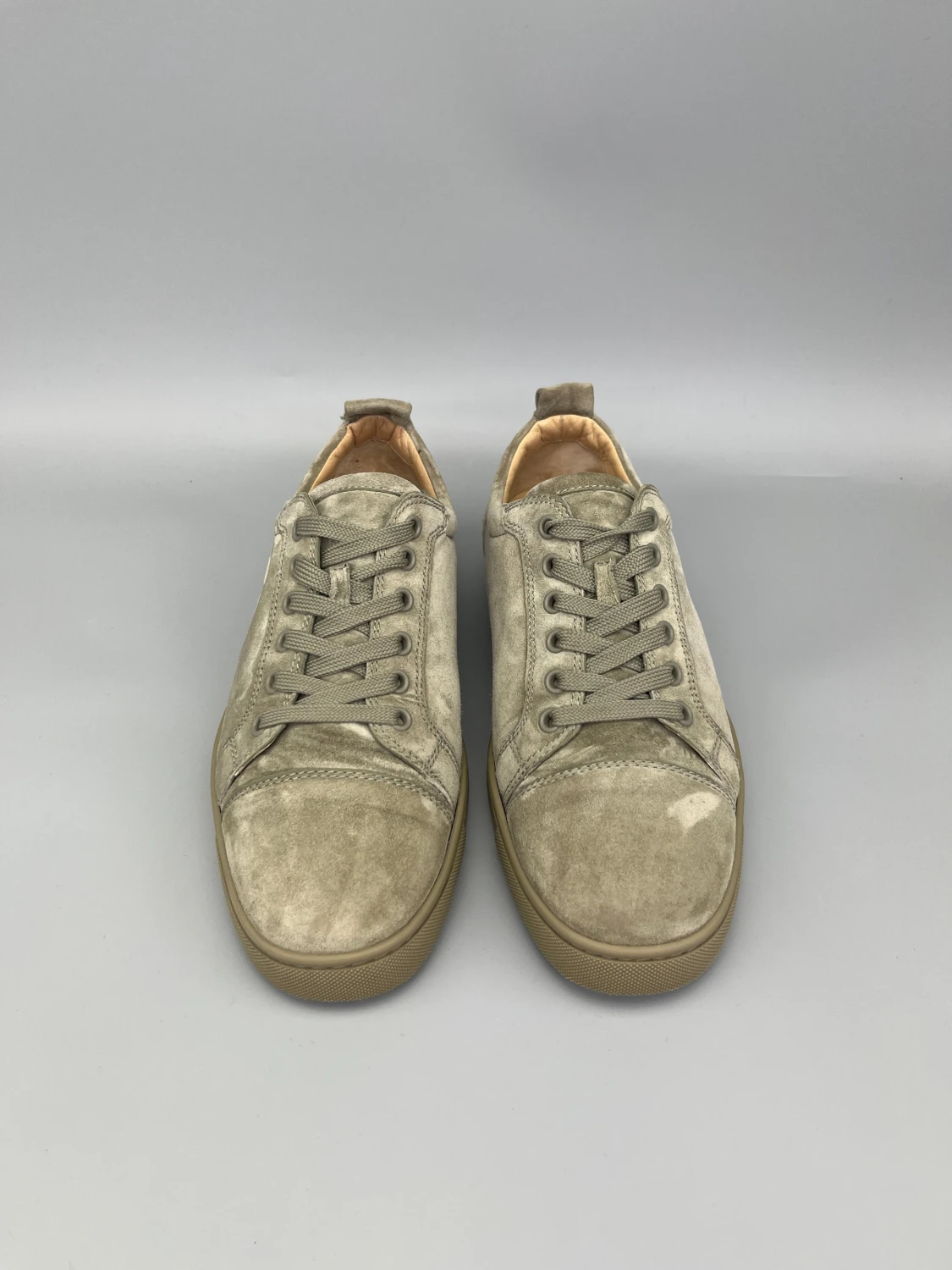 Christian Louboutin Louis Junior Sneaker Olive Grön - 2