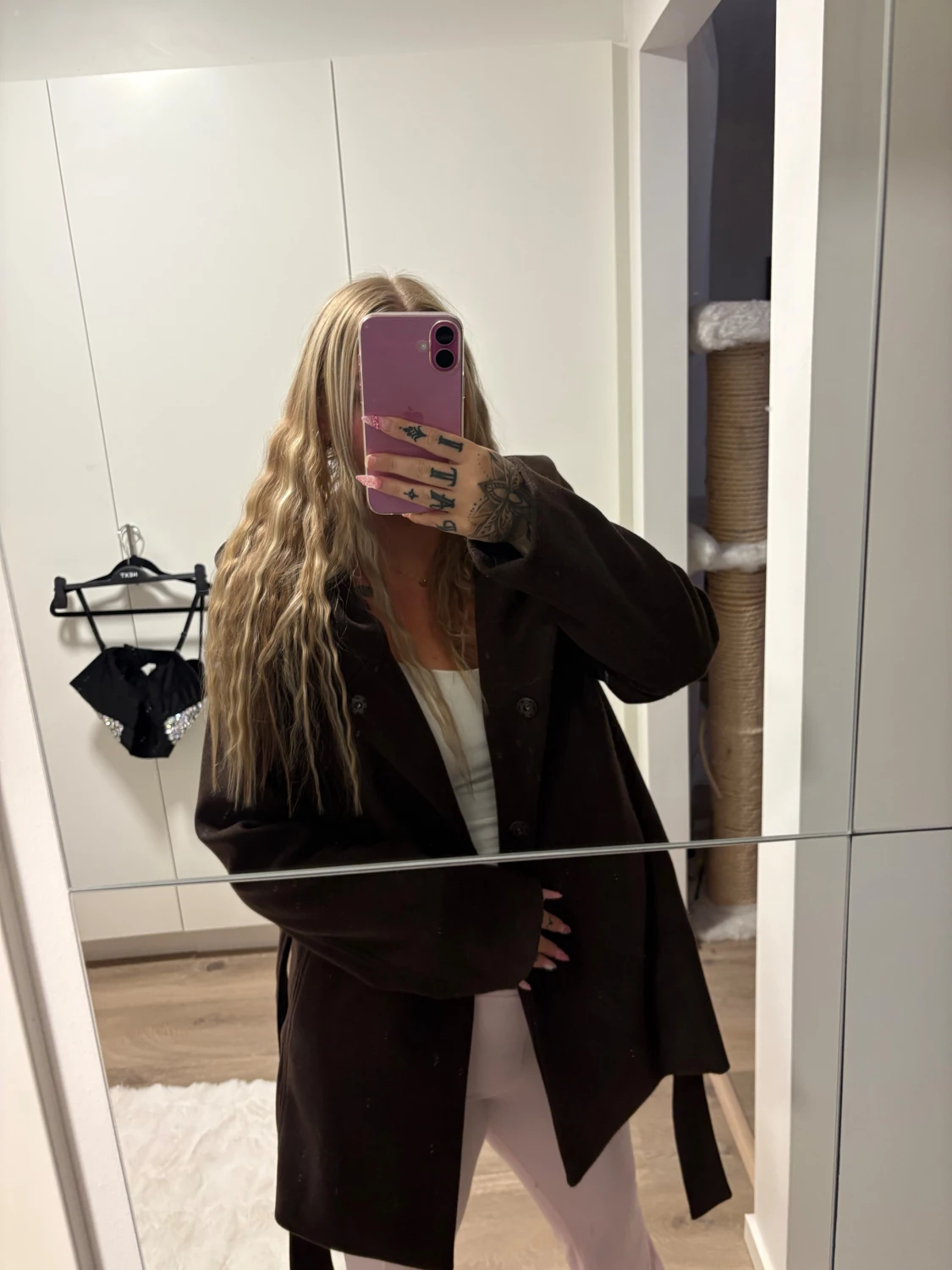 Mörk brun kappa  - 5