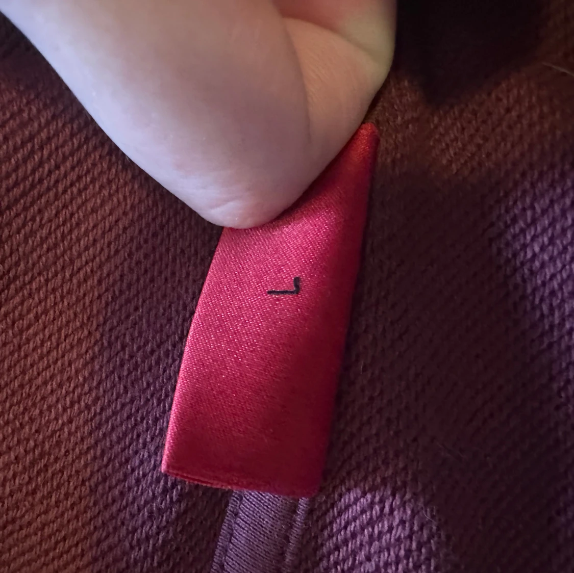 Vinröd hoodie från Hugo Boss - 2