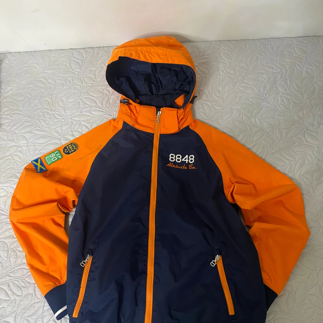 8848 Altitude vindjacka marinblå/orange