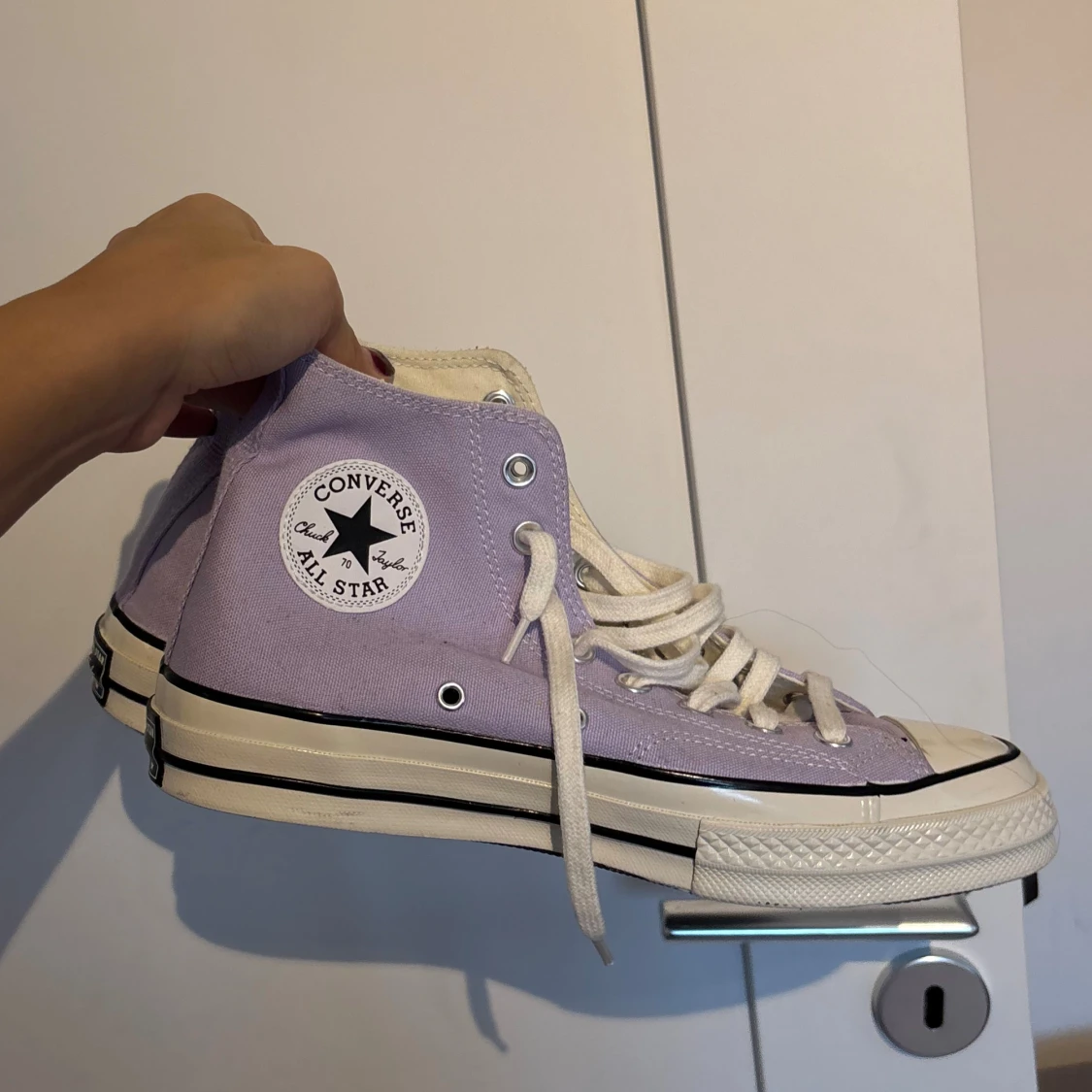 Ljuslila Converse All Star  - 1