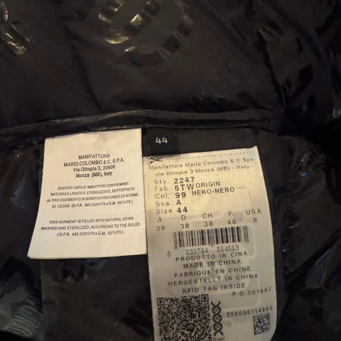 Svart dunjacka från Colmar - 3