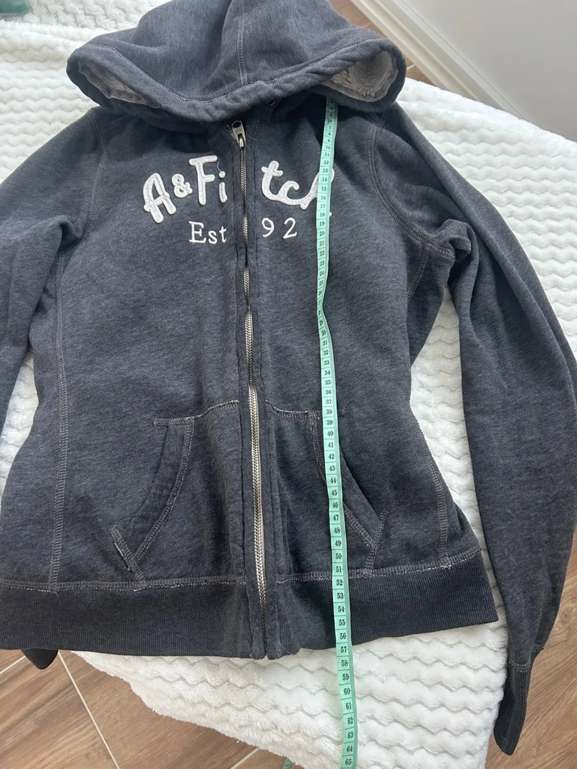 Abercrombie & fitch zip med foder  - 5