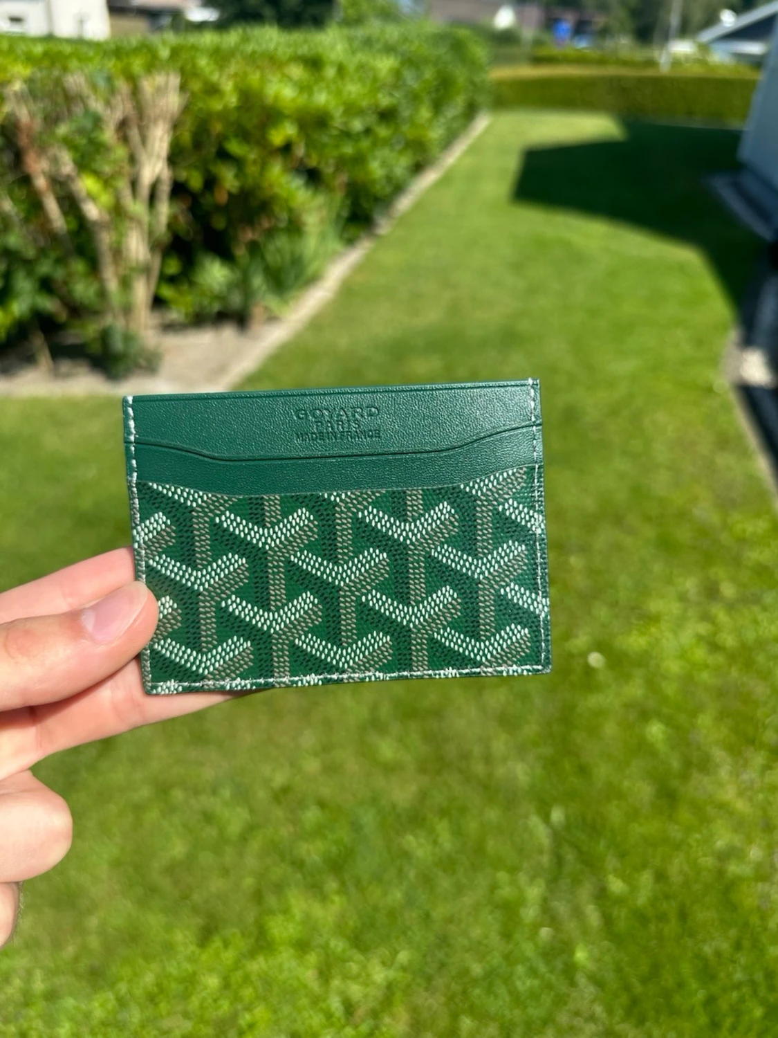 Grön Goyaard plånbok  - 1