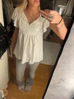 Vit blus  - Jätte fin 