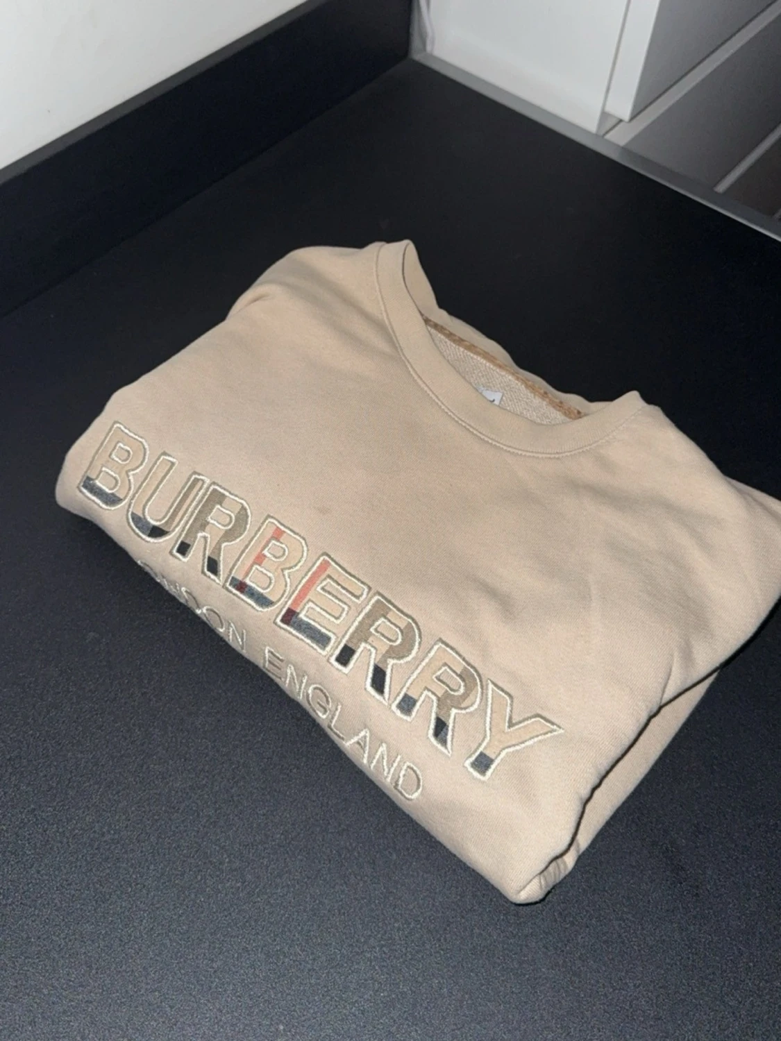 Beige sweatshirt från Burberry