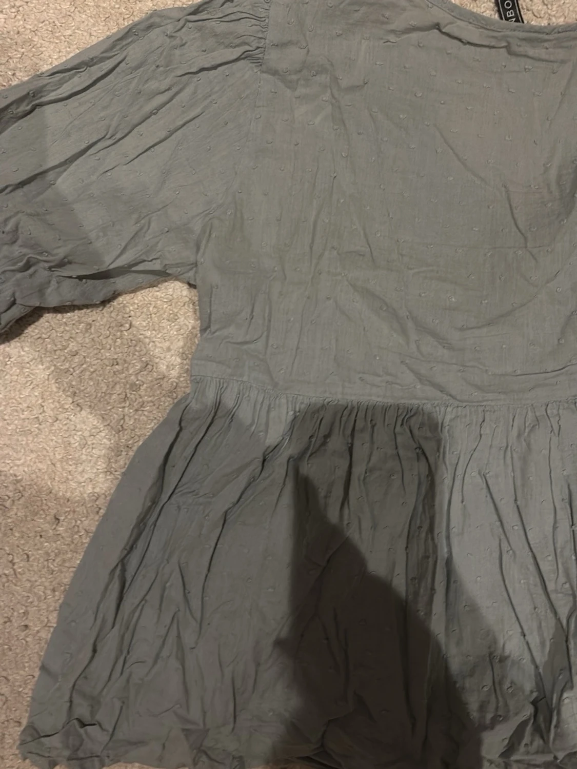 Ljus blå/grön blus - 1