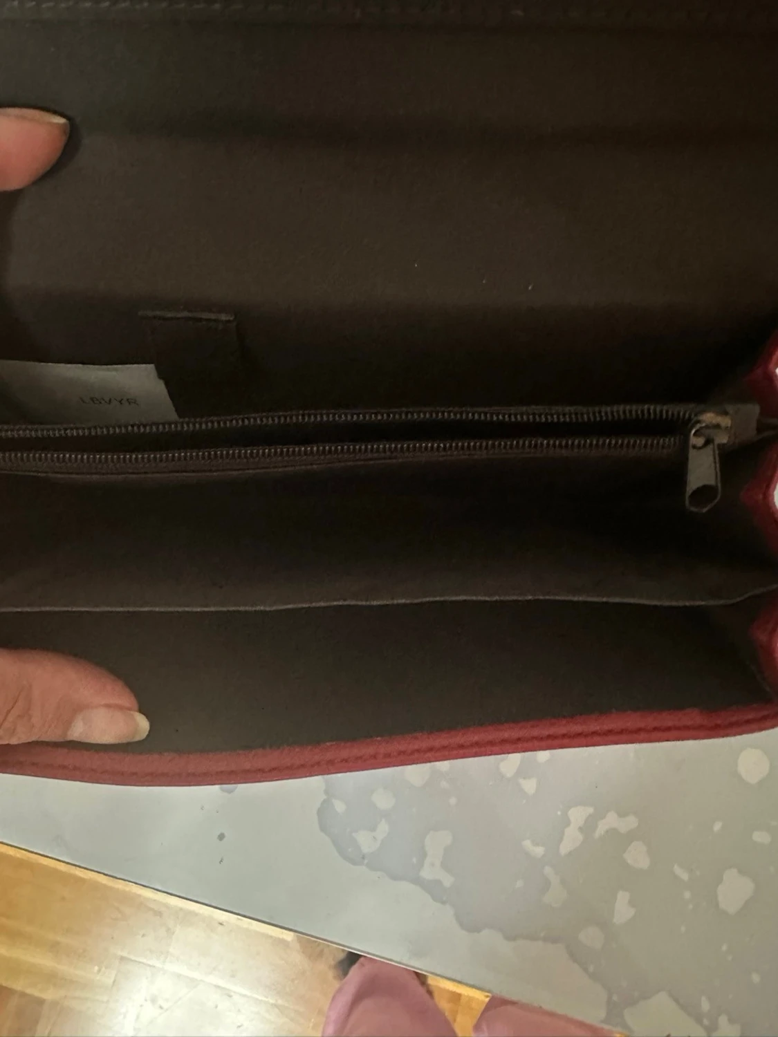 Röd plånbok från Daniel Hechter - 2