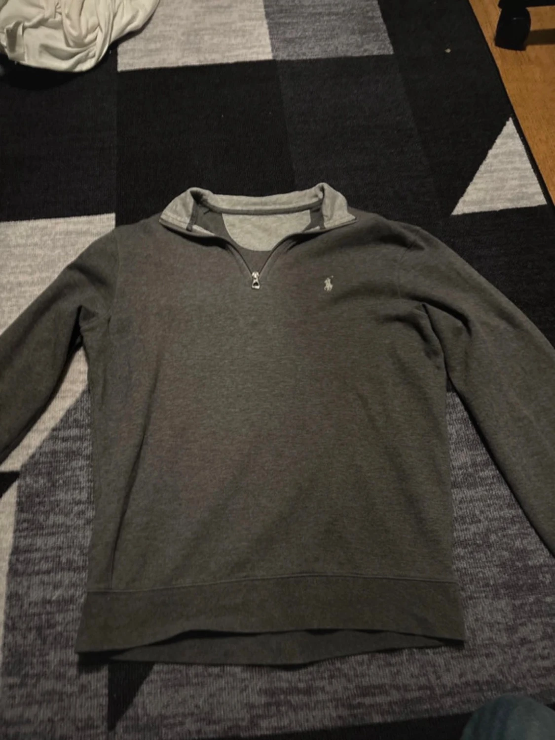 Grå half zip tröja från Polo Ralph Lauren