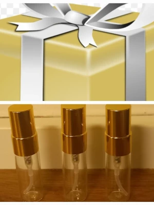 Splitpaket✨️ - 3 stycken 3 ml glasdekanter med spray✨️Välj bland dofterna som finns på listor bland bilderna 