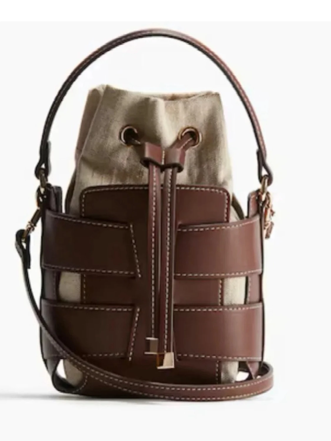 Populär brun bucket bag - 2