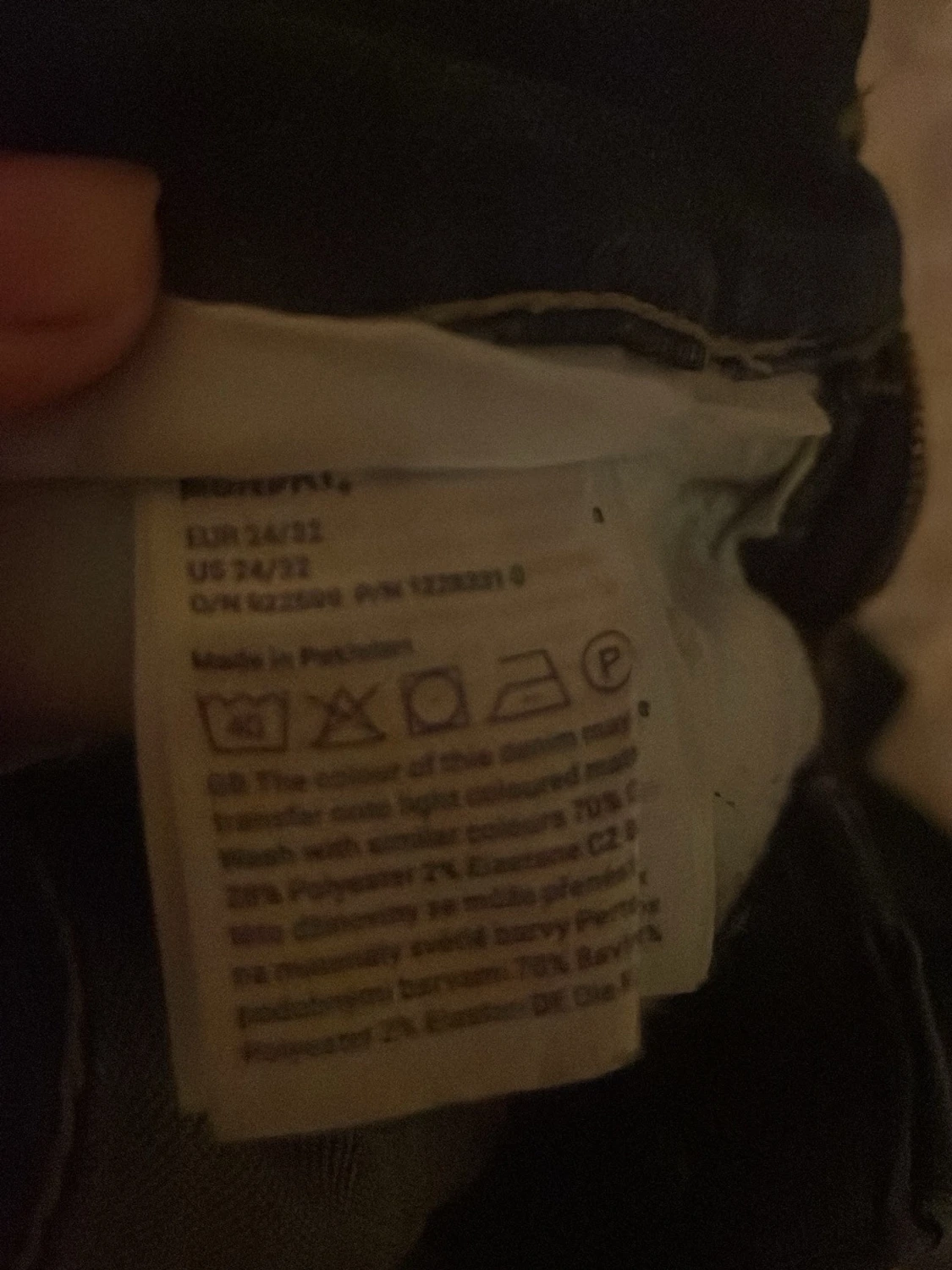 Blå wide jeans med slitningar - 3