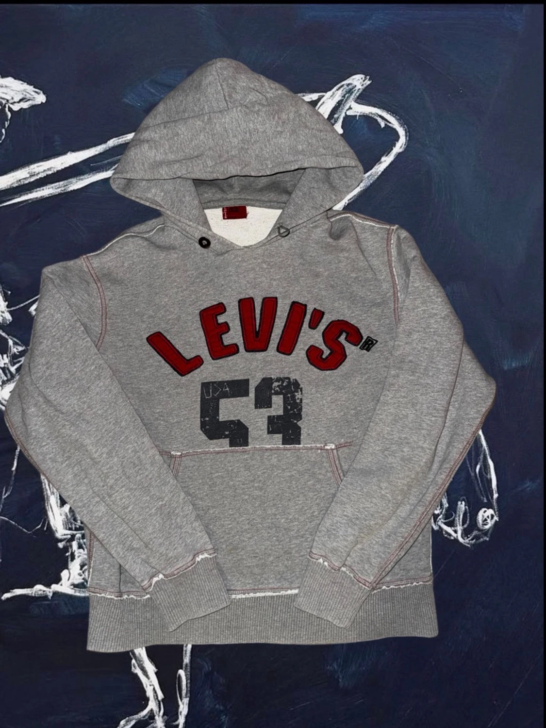 Vintage hoodie från Levi's med tryck