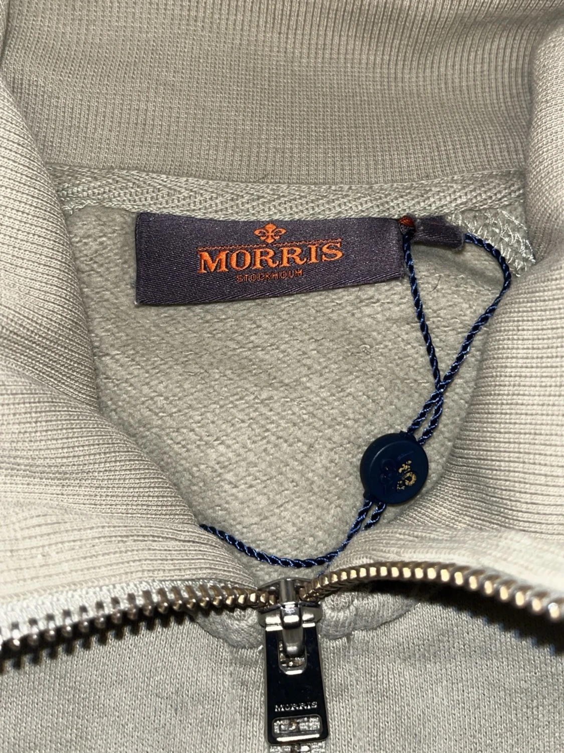 Beige half zip tröja från Morris - 1