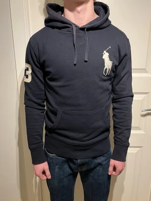 Ralph Lauren Big pony Hoodie  - Säljer en skön Raffe Hoodie! | Fint skick har blivit lite solblekt på nått ställa på luvan annars inga fläckar, hål eller defekter! | Storlek S. | Ställ gärna frågor innan du köper!