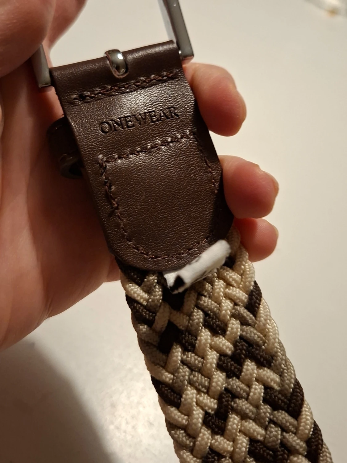 175 kr för båda 2!Flätat bälte från ONEWEAR och ett Från Kina - 1