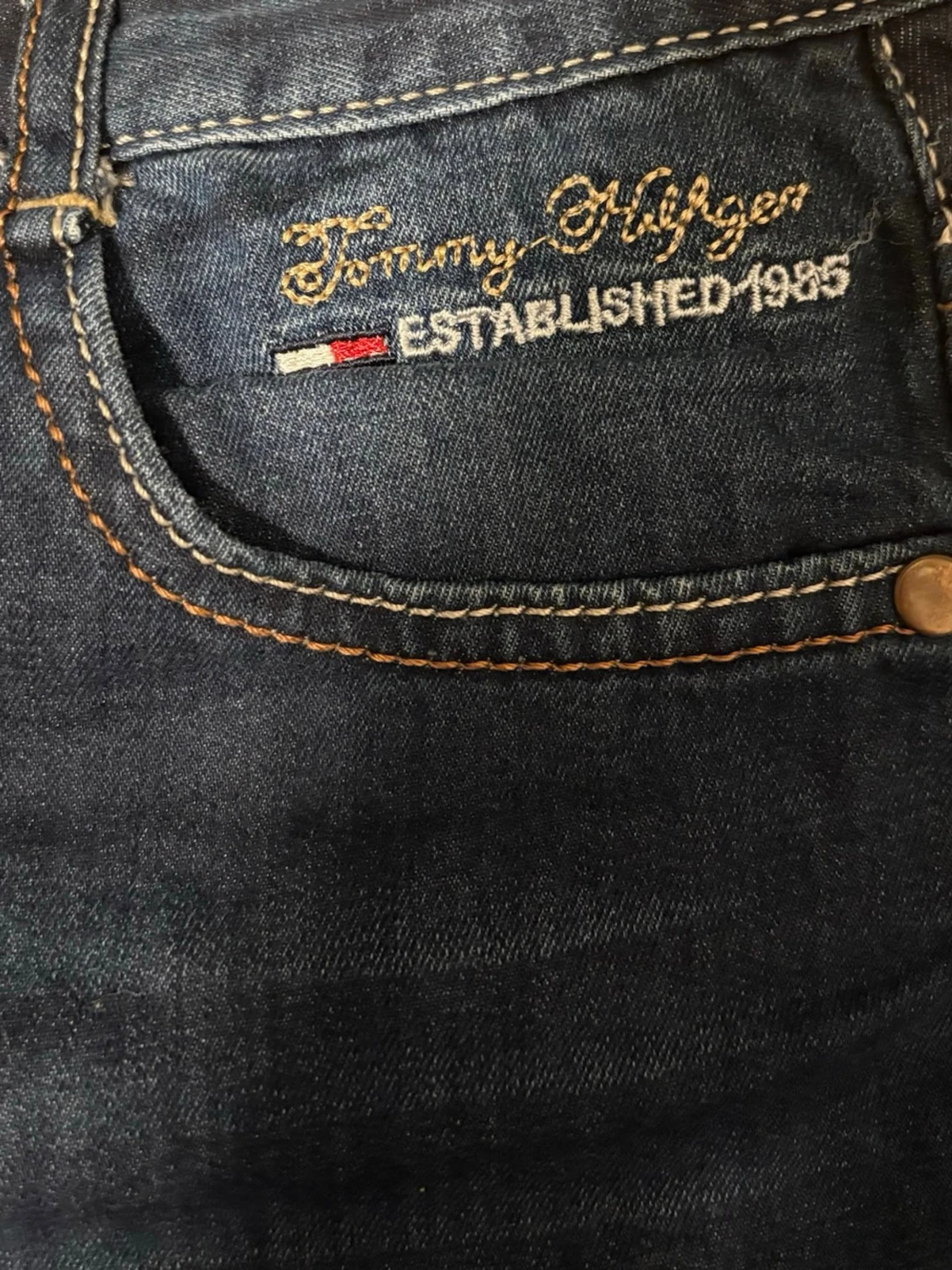 Mörkblå Hilfiger Denim jeans - 3