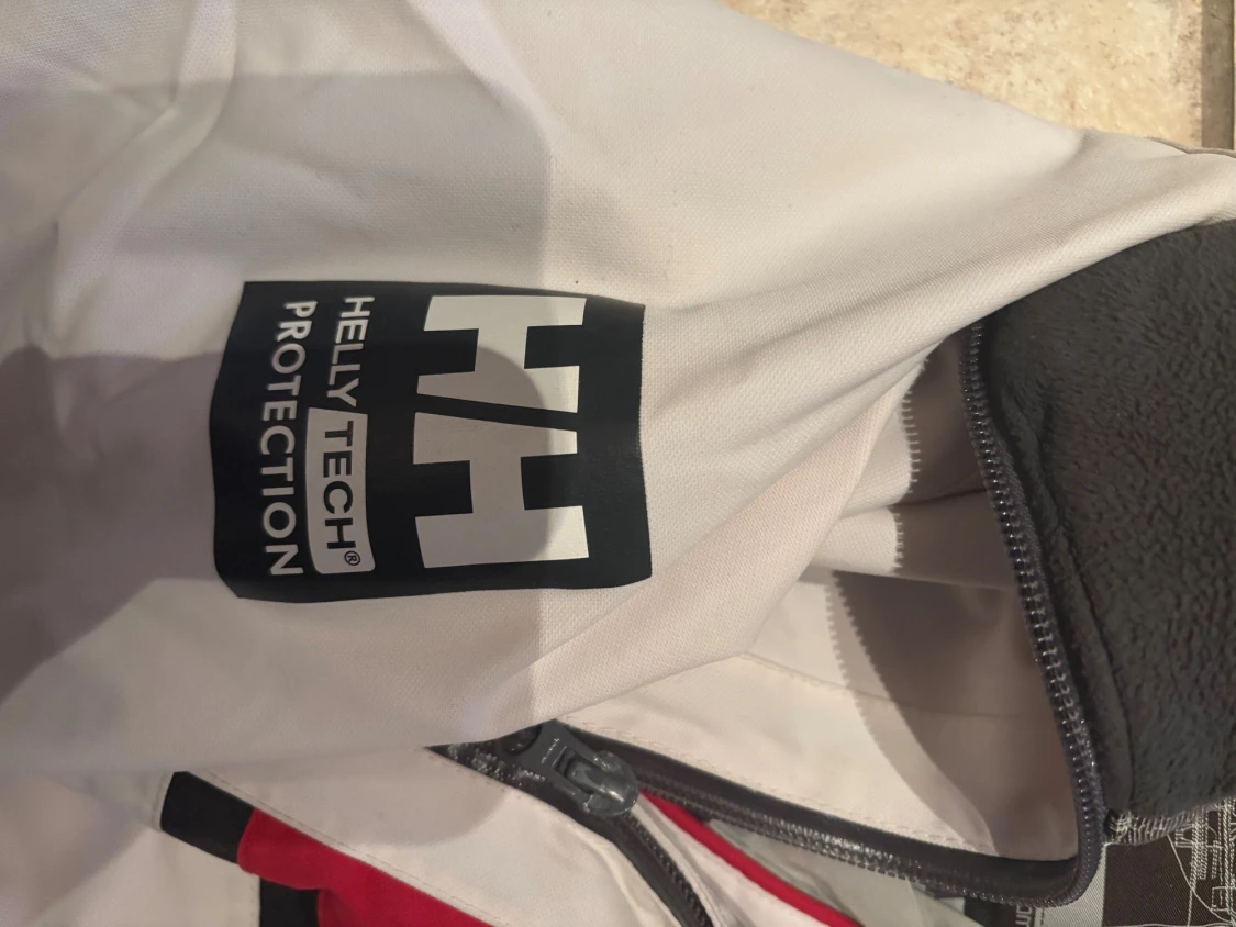 Helly Hansen vit regnjacka  - 4
