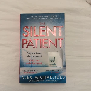 The Silent Patient - En spännande och hyllad thriller om mysterier och hemligheter. Perfekt för dig som gillar nervkittlande berättelser och vill ha en bok som är svår att lägga ifrån sig. En internationell bestseller som har sålt i över en miljon exemplar.