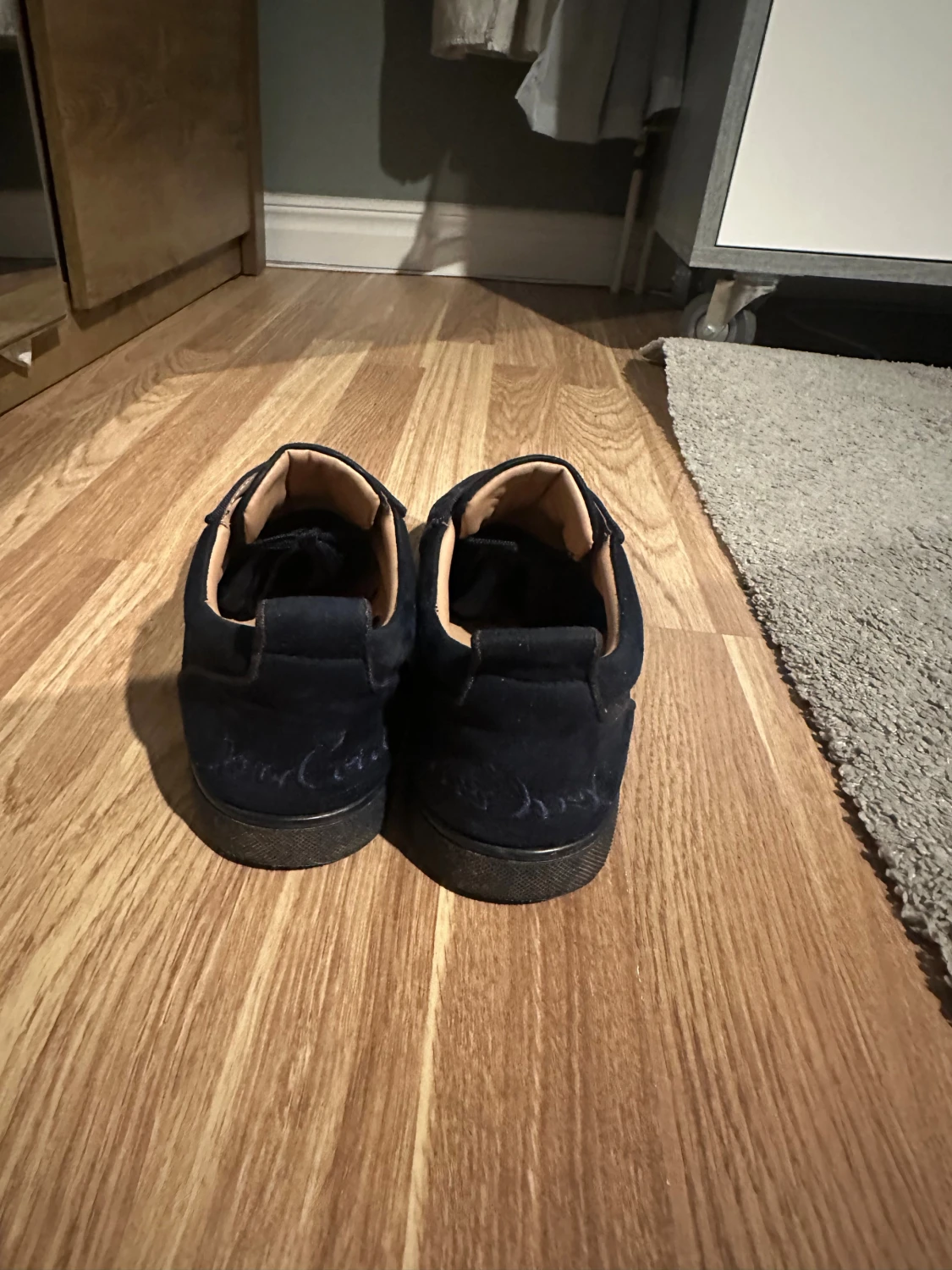 Mörkblå Christian Louboutin skor - 2