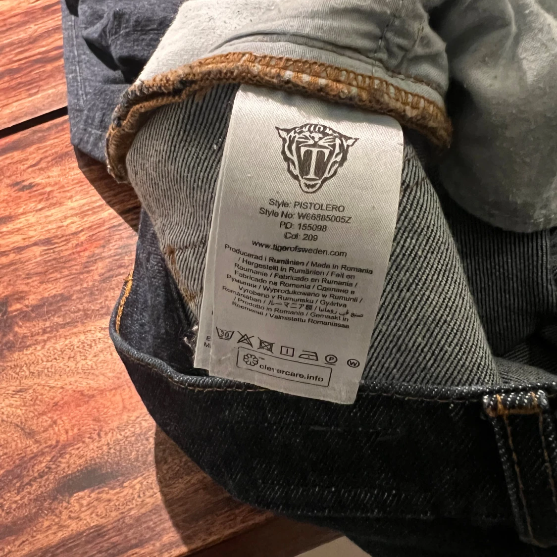 Mörkblå jeansbyxor Pistolero 29/32 - 4
