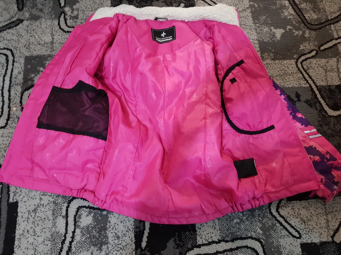 Rosa och lila camo vindjacka - 1