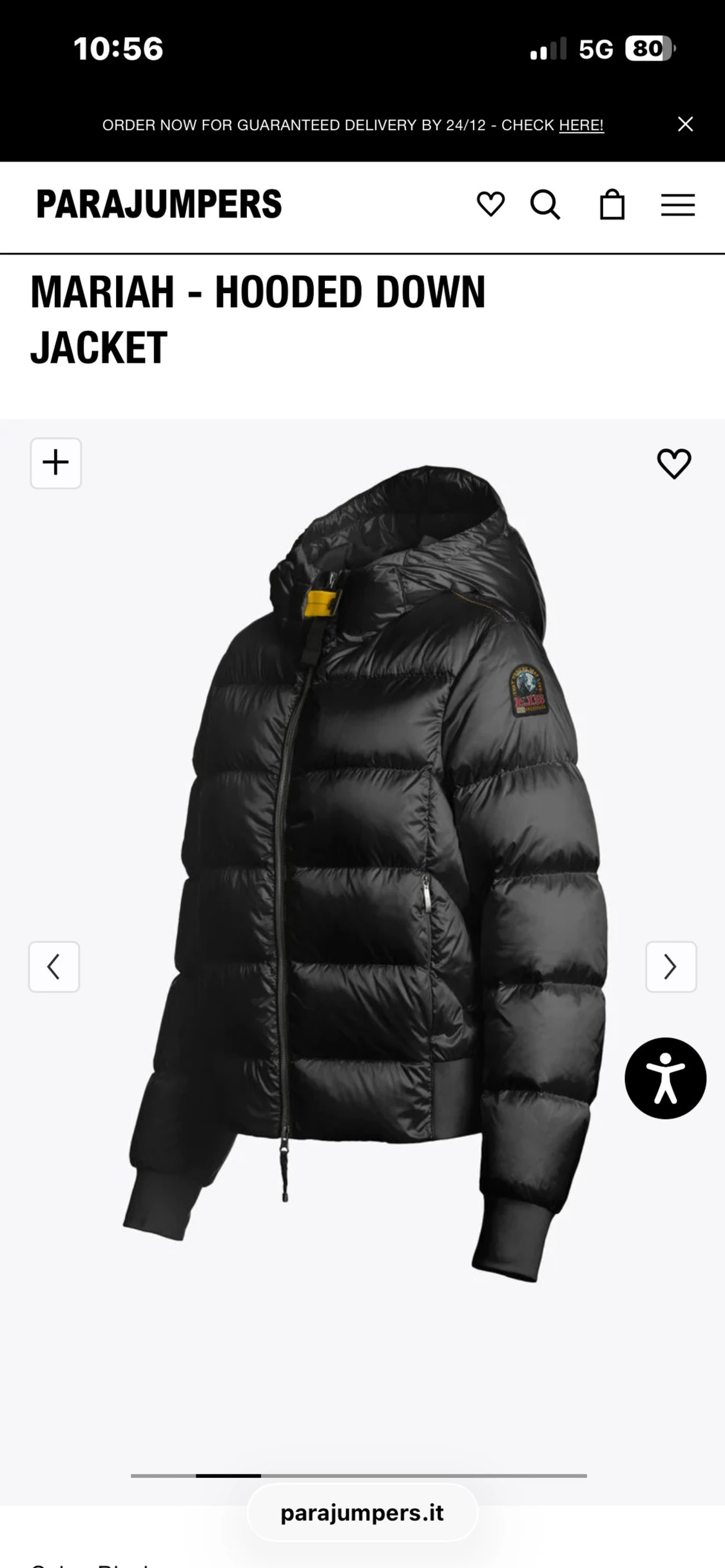 Svart dunpuffer från Parajumpers - 1