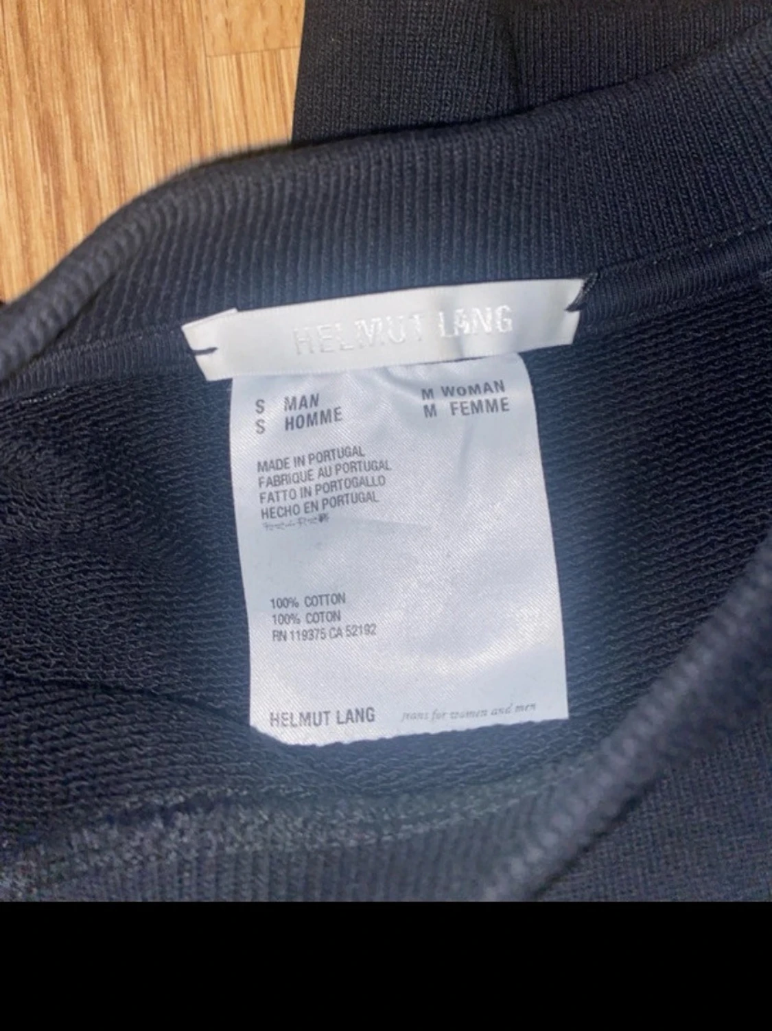 Svart sweatshirt från Helmut Lang - 2