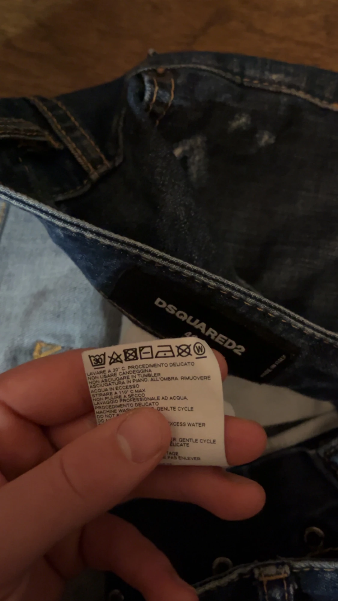 Riktigt feta DSQUARED2 denim blue jeans i bra skick. - 2