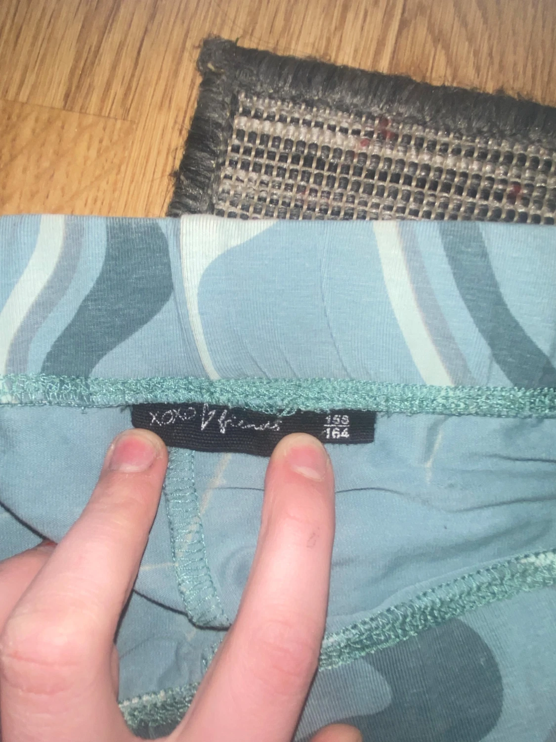 Gröna psykedeliska bootcut byxor - 4