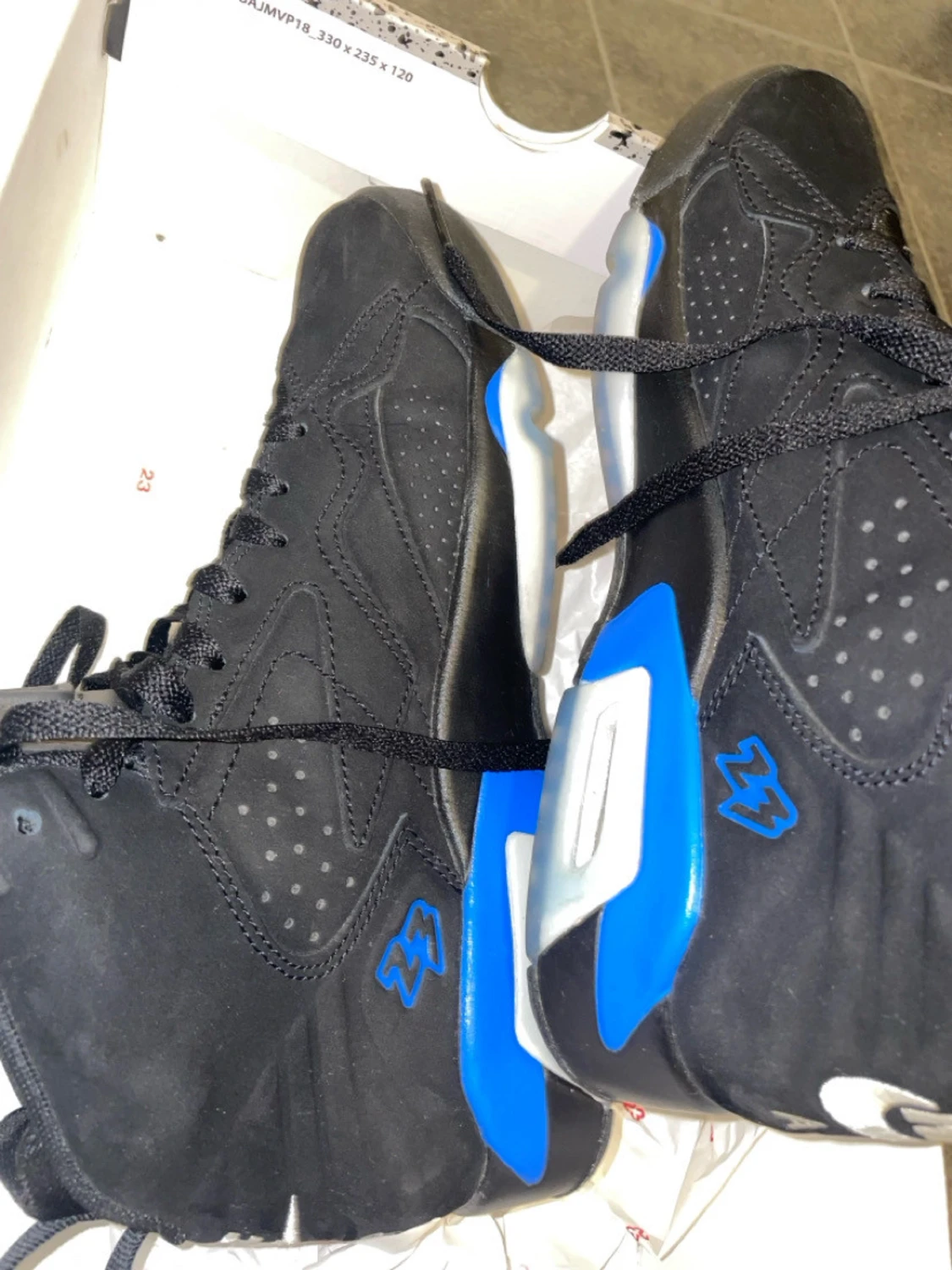 Jordan MVP sneakers svart/blå - 2