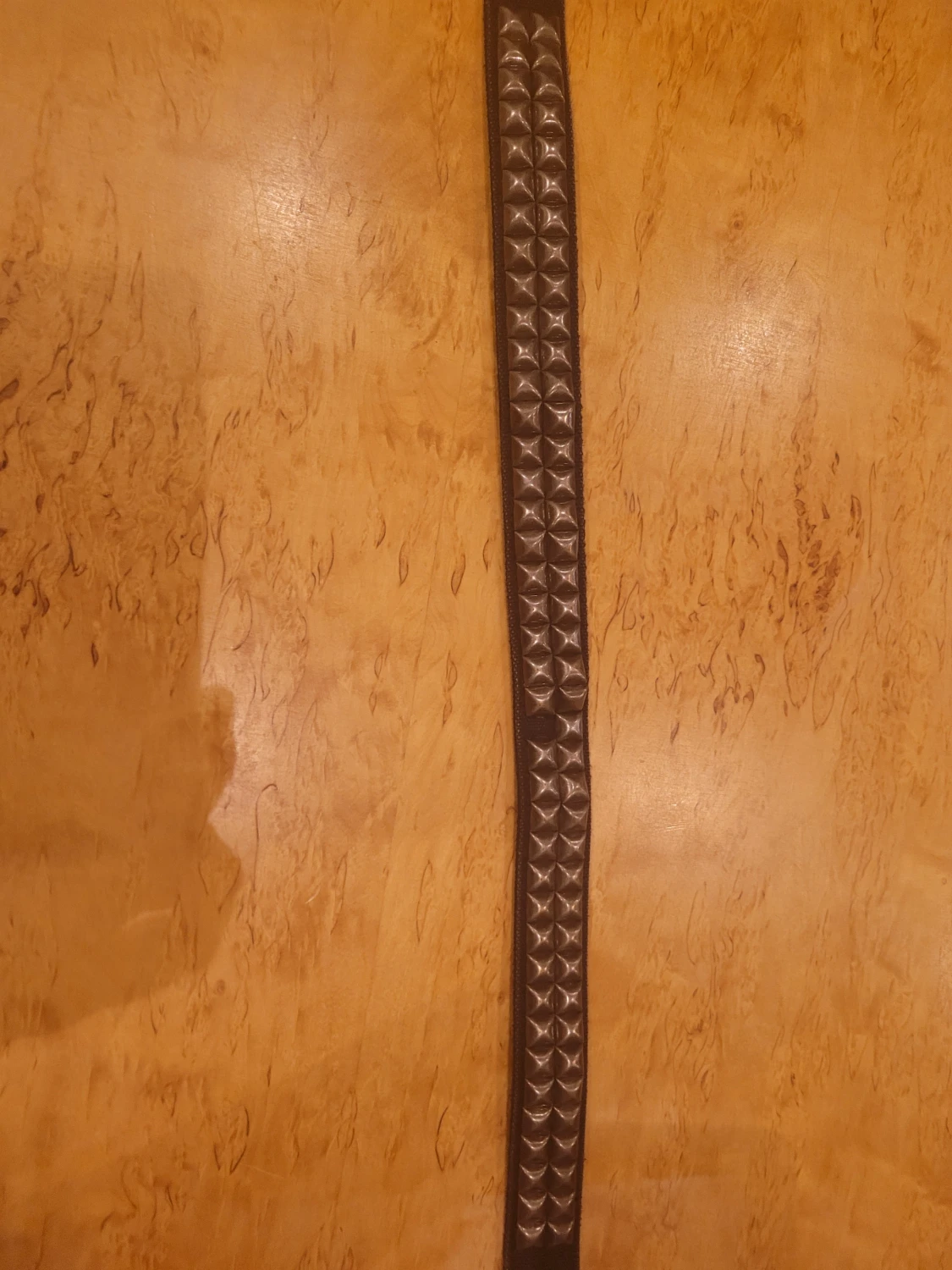 Svart nitbälte med metallhål - 2