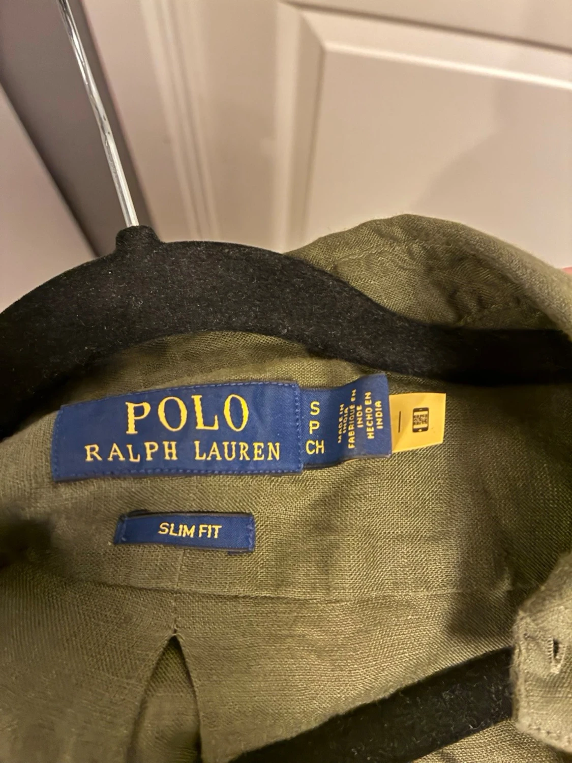 Olivgrön linneskjorta Polo Ralph Lauren - 3
