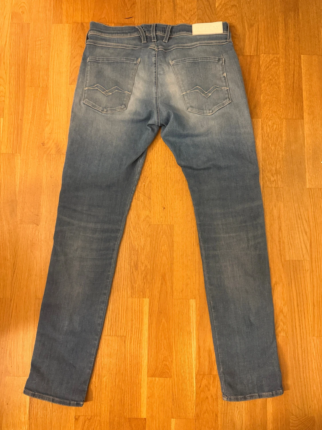 Replay ljusblå jeans straight fit - 1