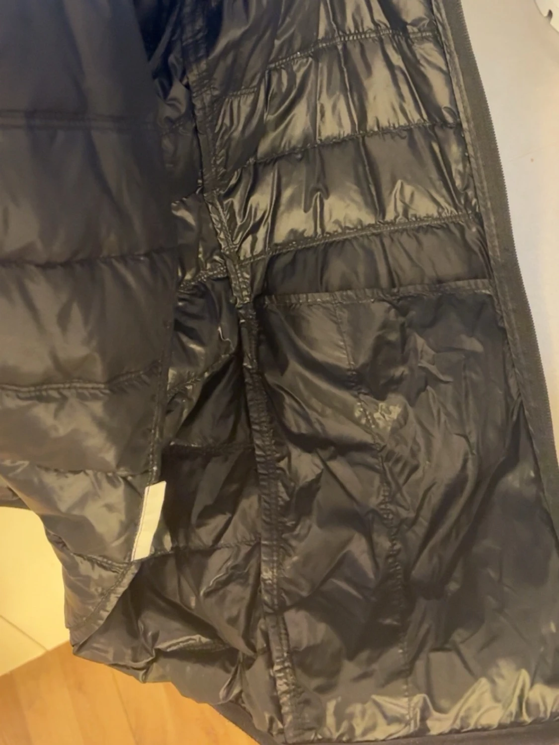 Svart quiltad pufferjacka EA7 - 3