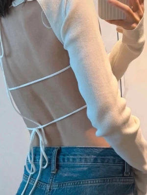 Öppen rygg topp, strl xs - Ny utan prislapp