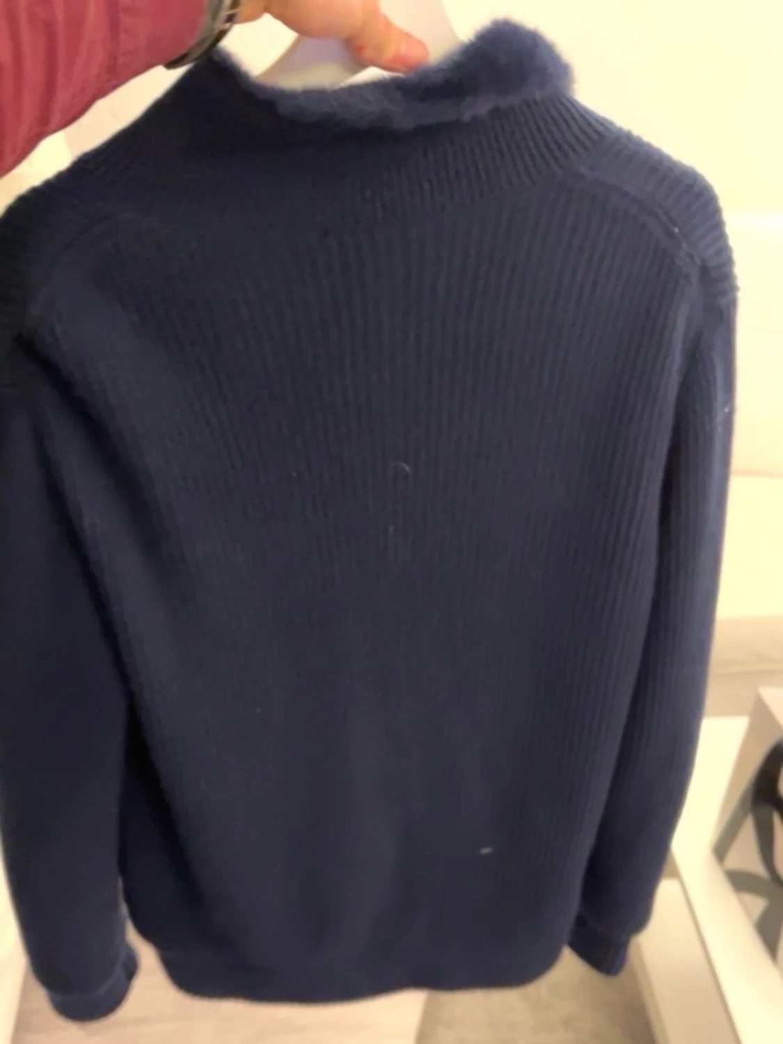 Mörkblå teddyjacka från The Gallerist - 2