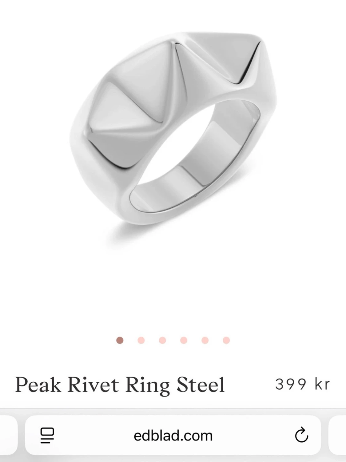 Silver ring från Edblad - 1