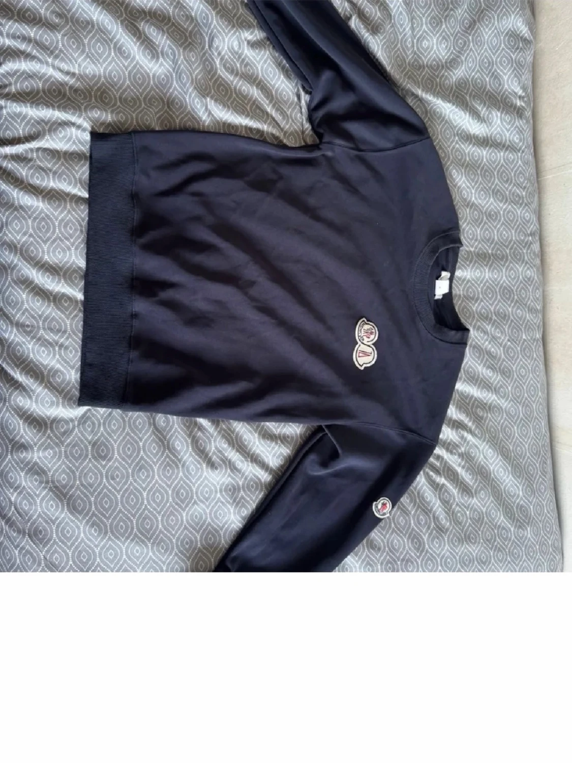 Svart sweatshirt från Moncler