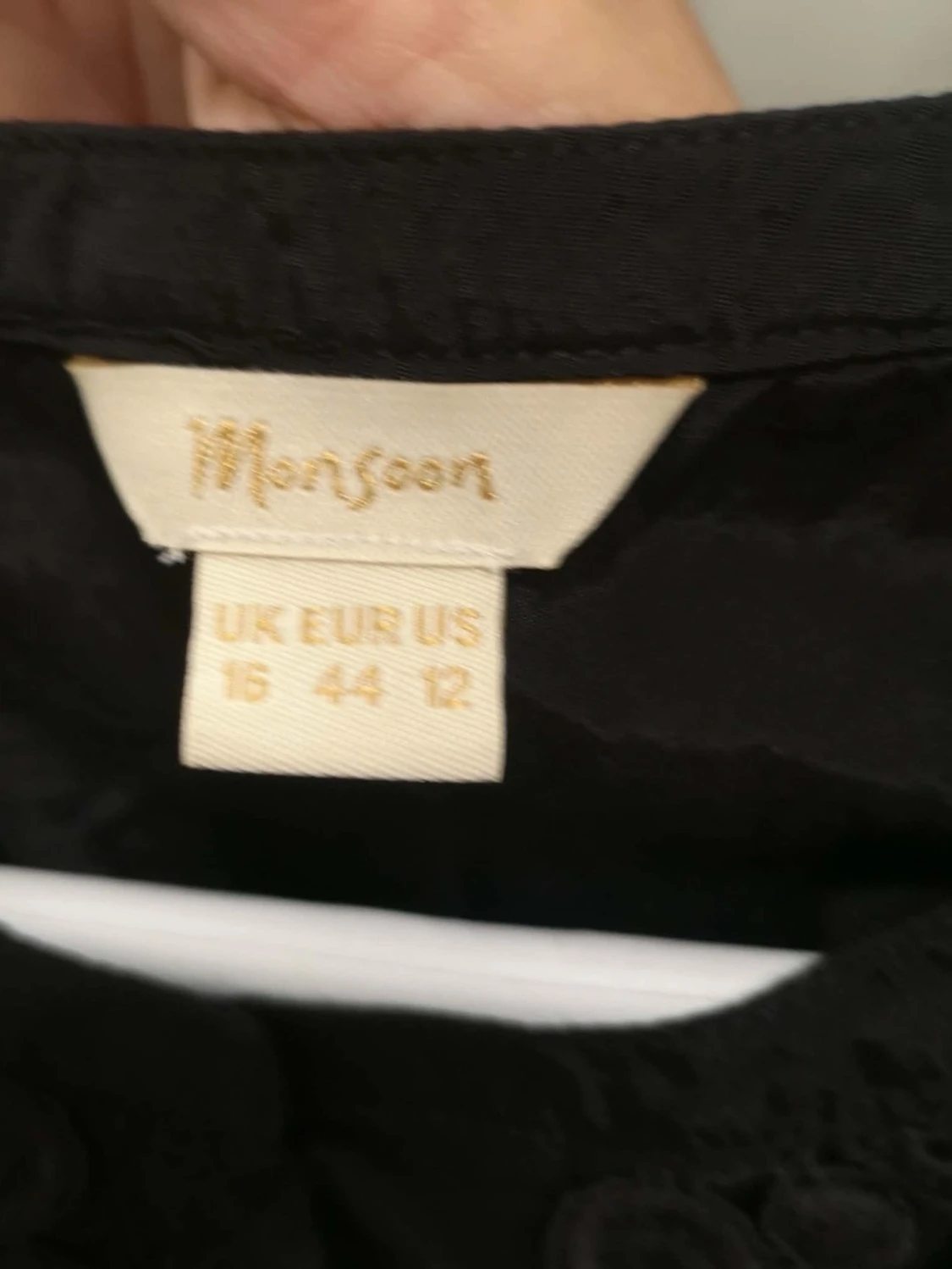 Monsoon svart klänning storlek 44 - 2