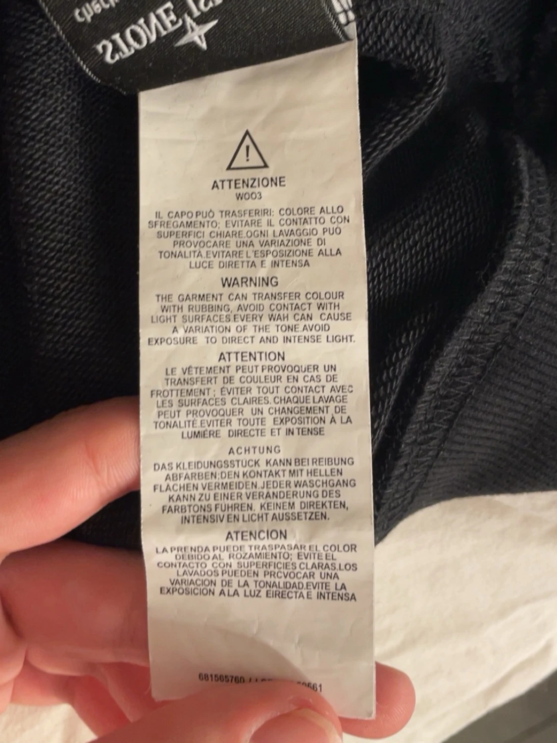 Svart sweatshirt från Stone Island - 4