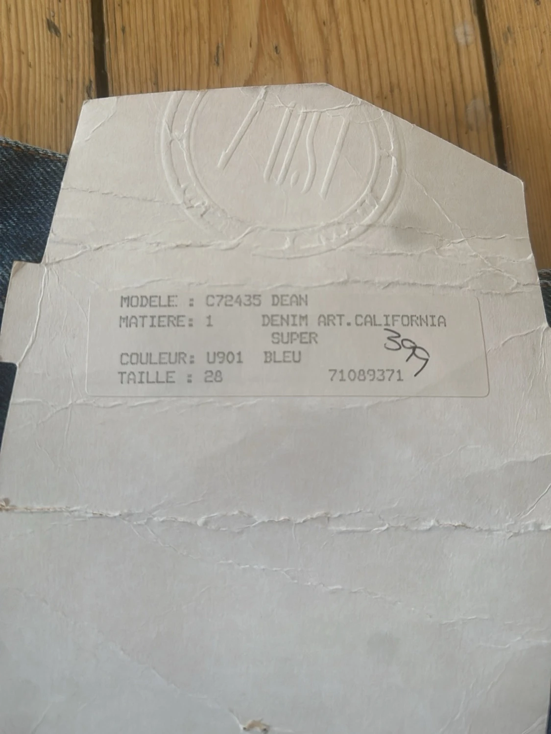 Blå raka jeans från Chevignon W28 - 3