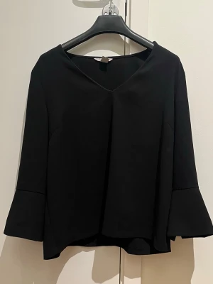 Blus från HM  - Jättesöt blus från HM, passar perfekt till middag eller utgång. Armarna är utsvänga och kraven V ringad för en stiligare look. 