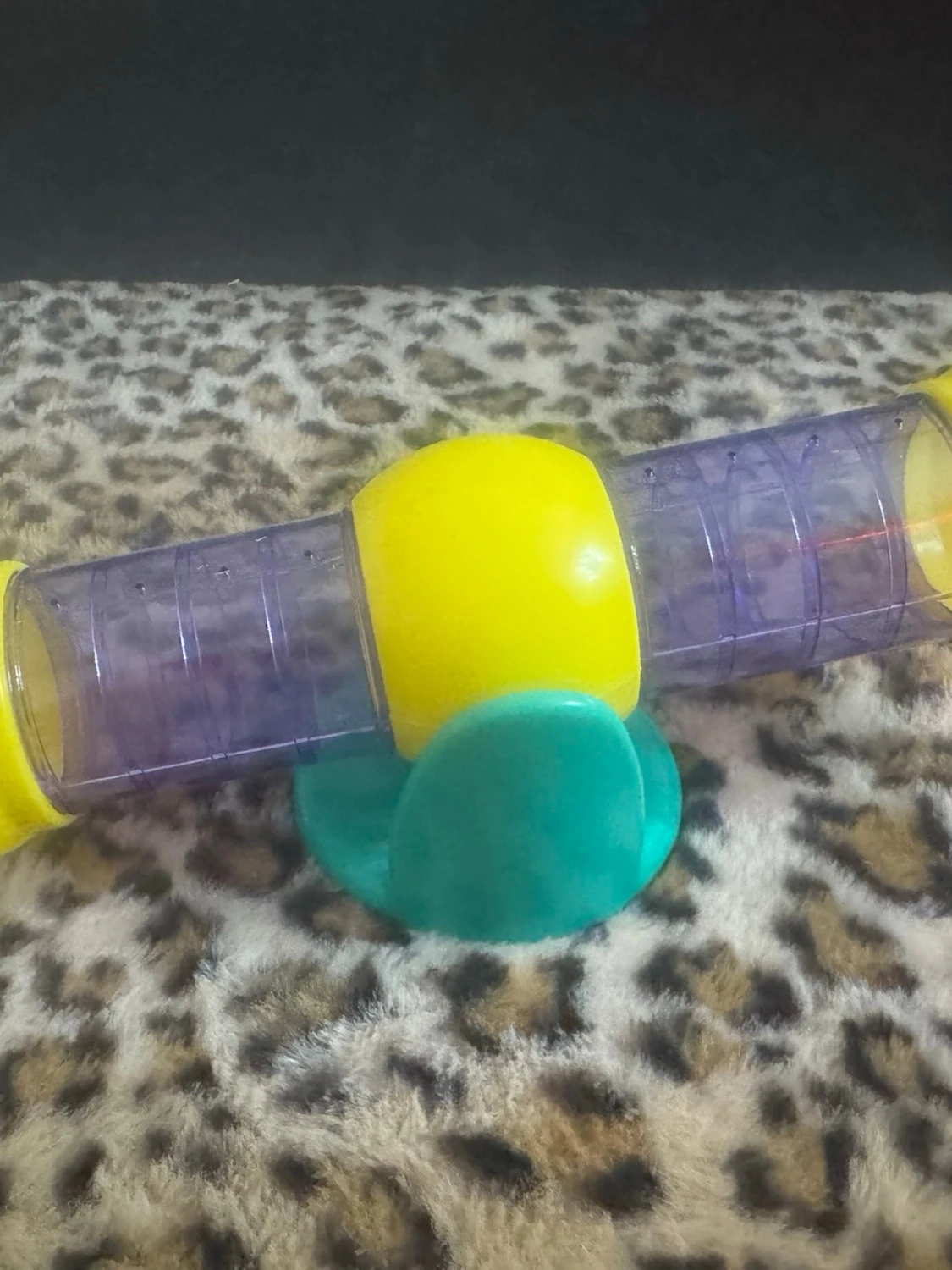 Färgglad plasttunnel för smådjur - 2