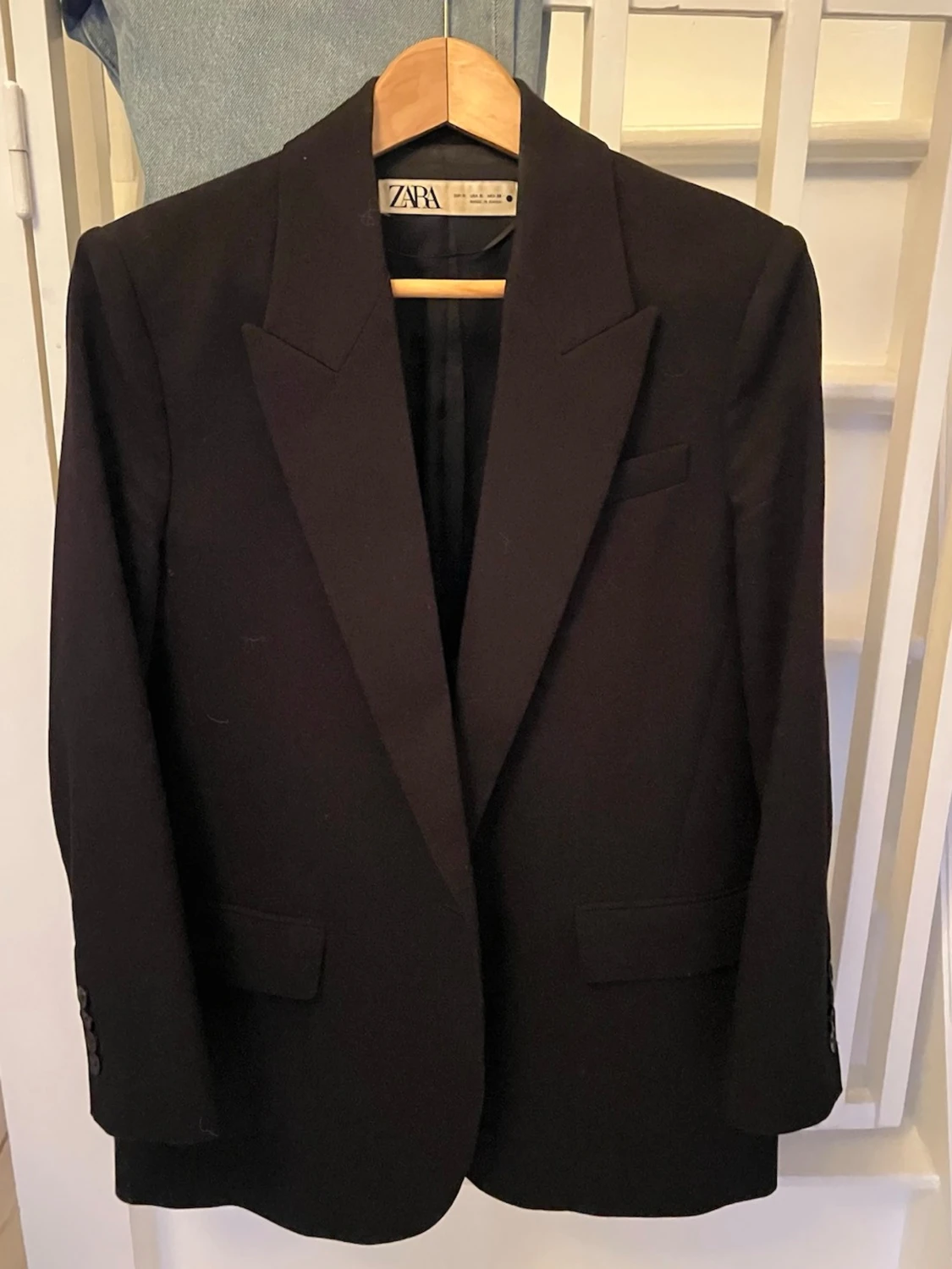 Svart oversized kavaj från Zara