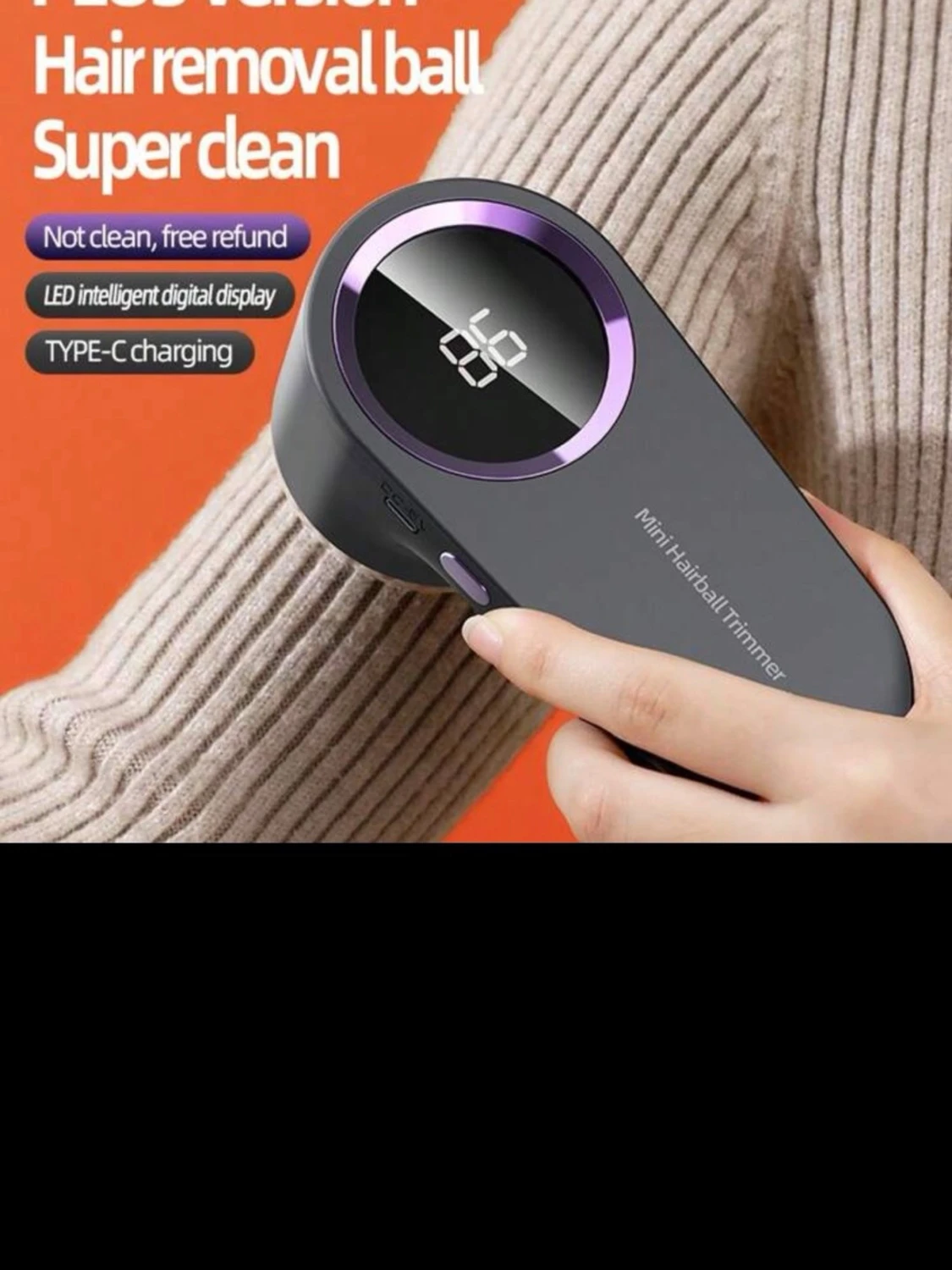 Elektrisk ludd- och nopprengörare - 5