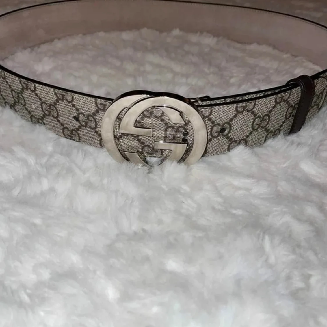 GG bälte med silver lågan 