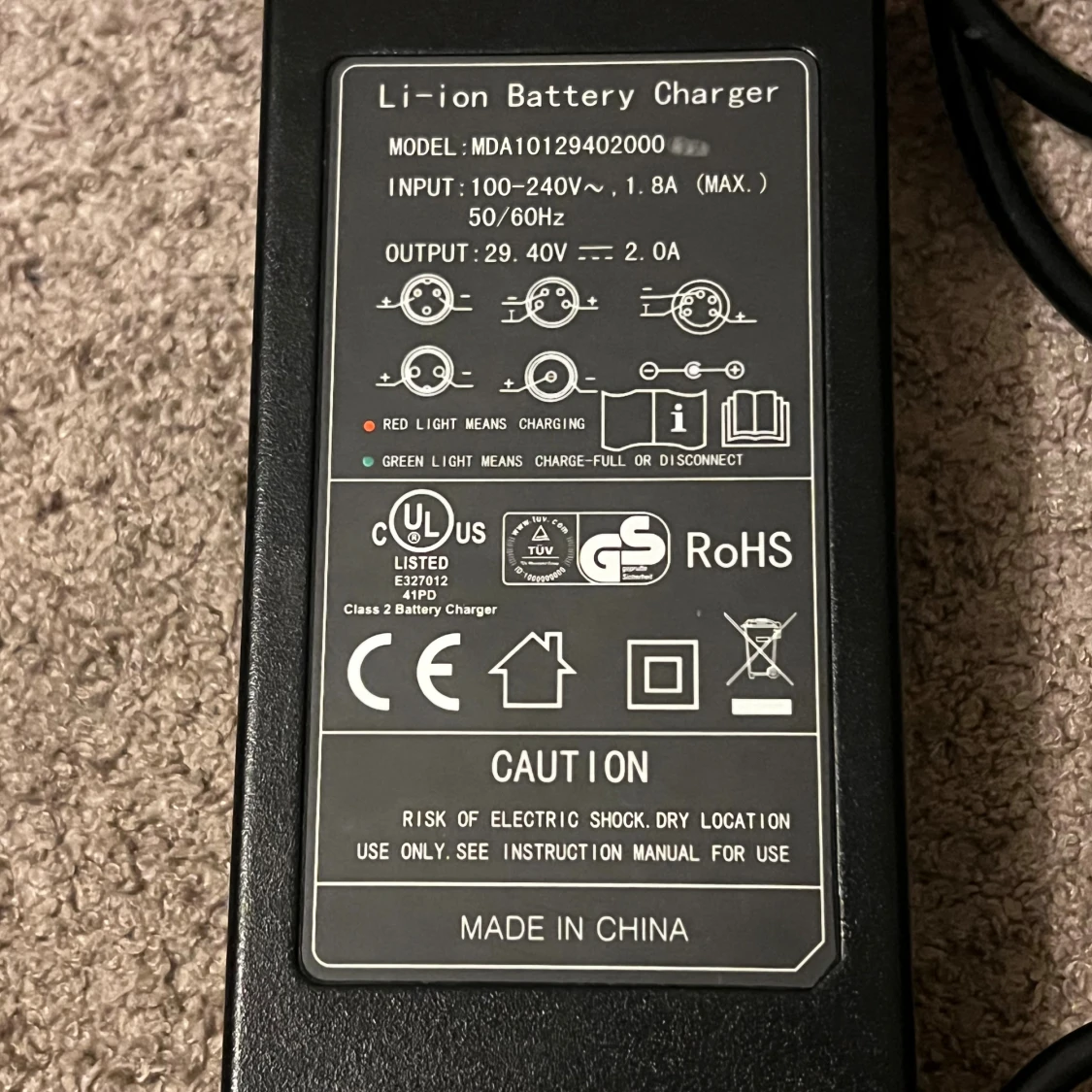 Modiary Li-ion Battery Charger MDA10129402000 - 3