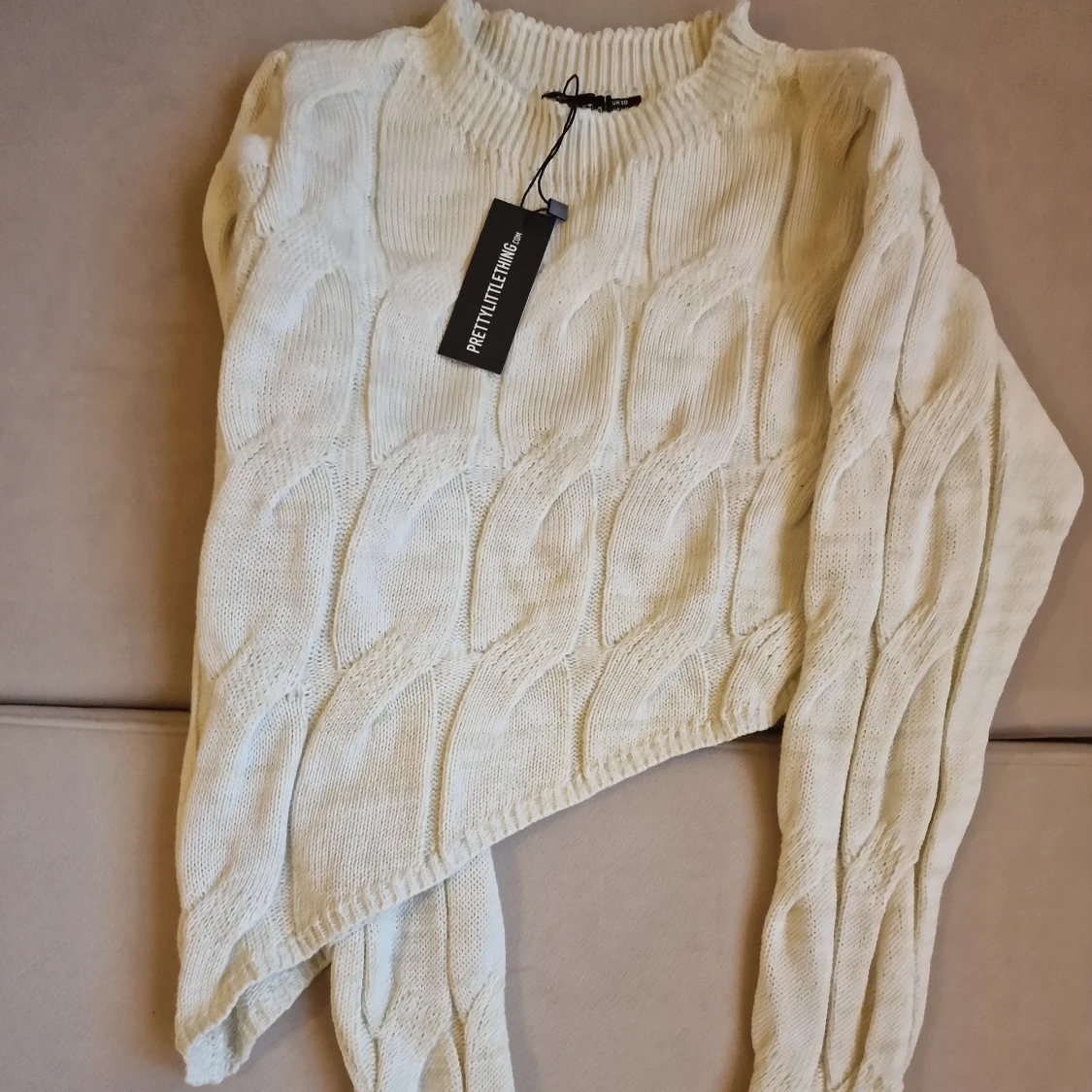 Stickad set med tröja & byxor - 1