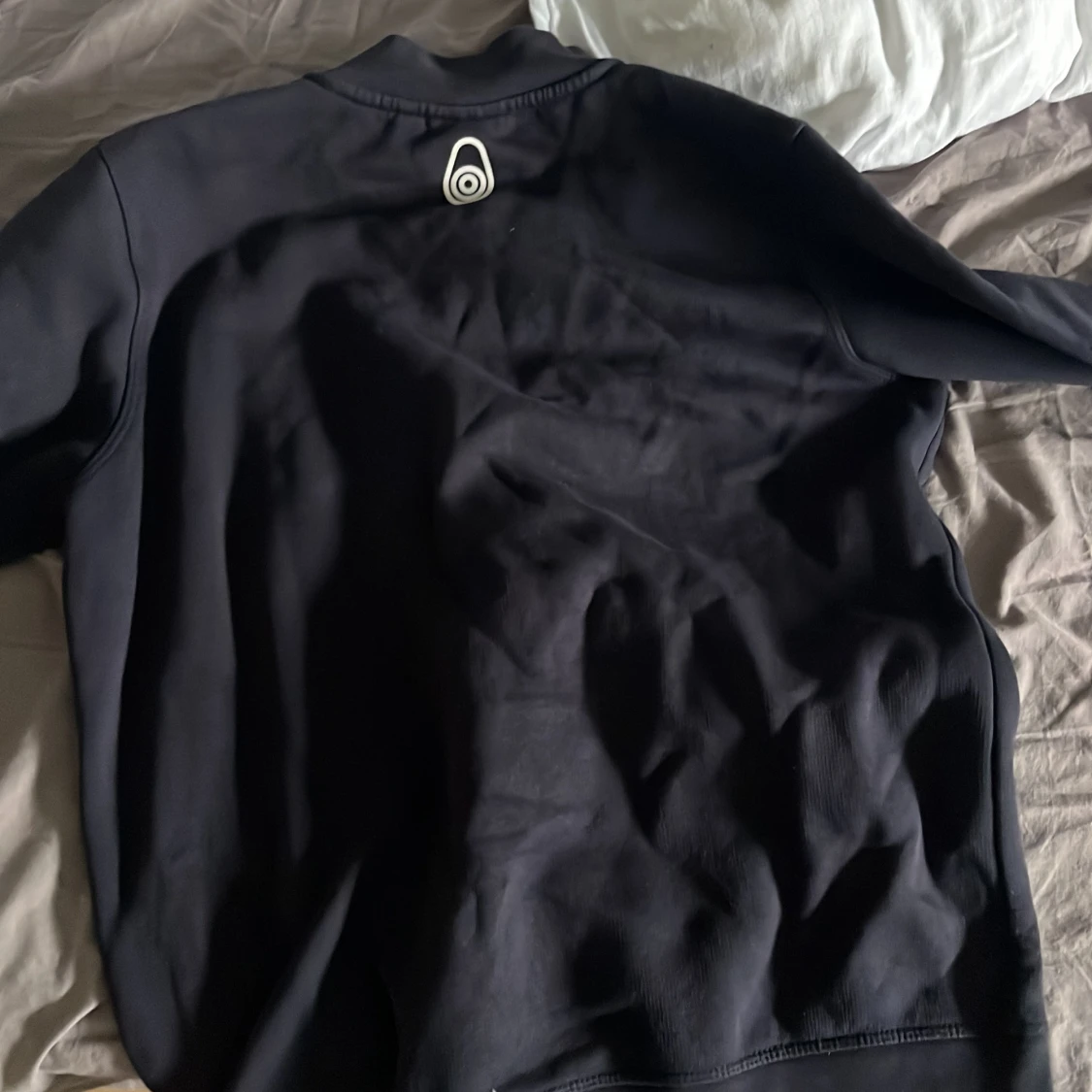 Svart Sail Racing half zip tröja - 1